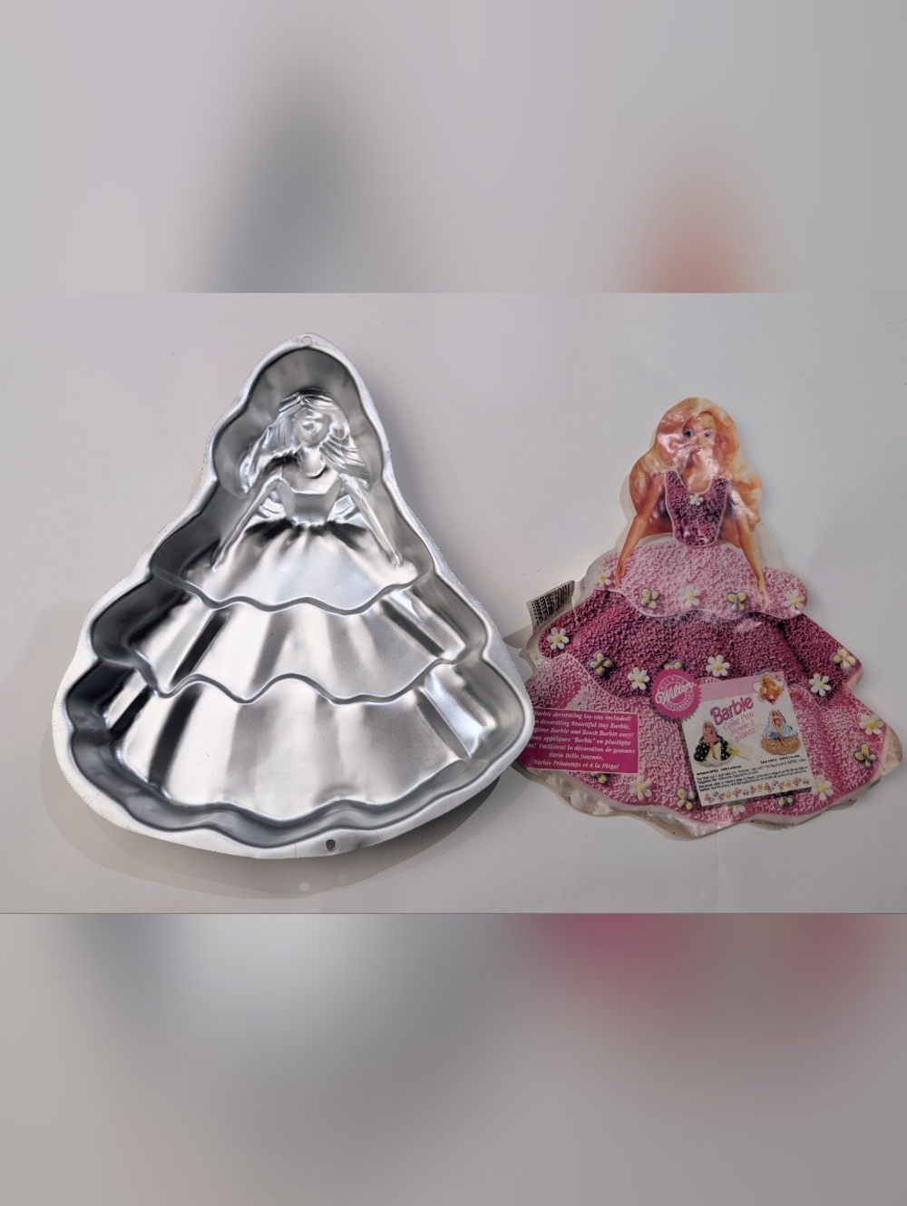 Wilton Barbie Doll Cake Pan - Purple and Pink Princess Dress - Picture 2 of 3